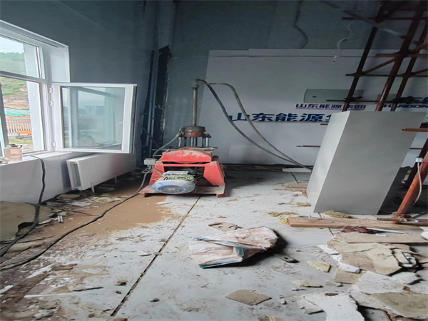 桐柏地基基础下沉墙体裂缝加固注浆顶升施工